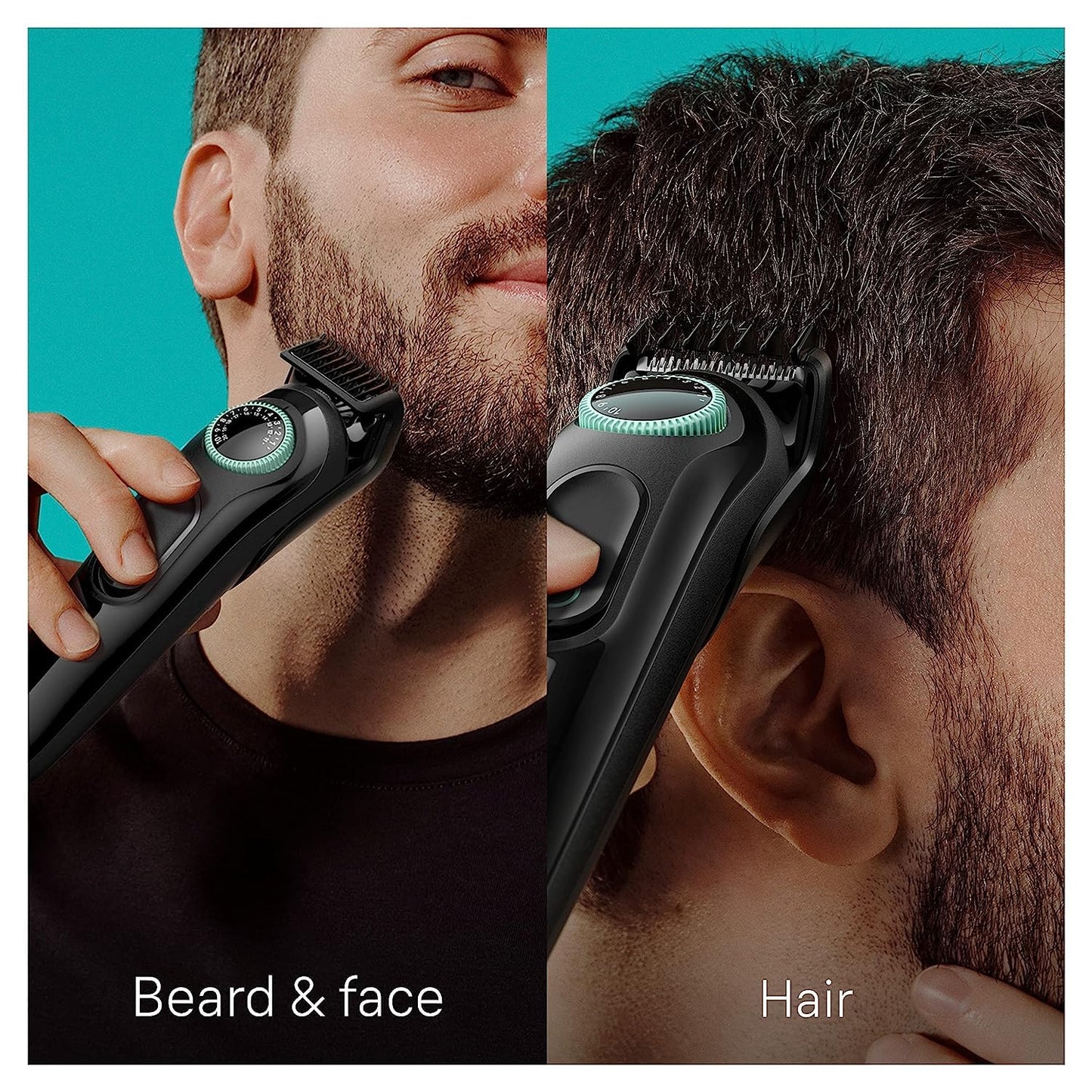 Braun All-In-One Style Kit Series 3 3430, 3-in-1 Trimmer for Men with Beard Trimmer, Ear & Nose Trimmer, Hair Clippers, Ultra-Sharp Blade, 20 Length Settings, Washable