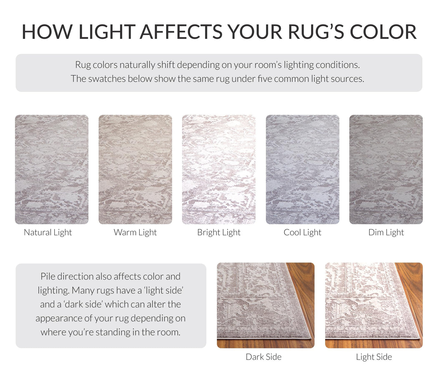 SAFAVIEH Area Rug 9x12 - Reflection Collection - Large - Beige & Cream, Non-Shedding & Easy Cleaning, Ideal for Living Room, Bedroom, Dining Space (RFT665A)