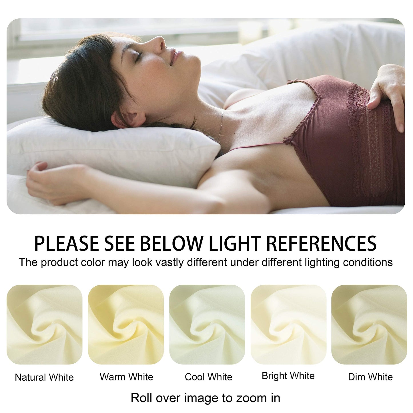 NTBAY Egyptian Cotton Body Pillowcase - 500 Thread Count Cotton Body Pillow Cover - Soft and Breathable Envelope Closure Body Pillowcase for Adults, 20x54 Inches, White