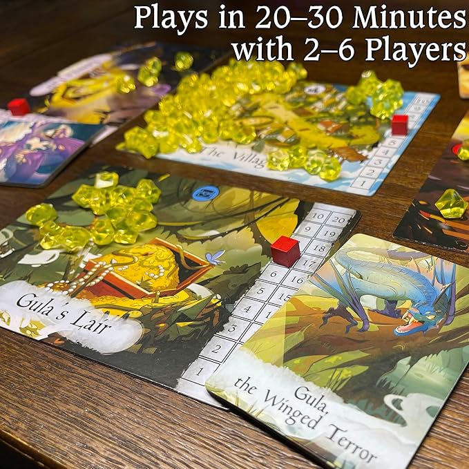 Pillage The Village! | Dragon Board Game for Adults &amp Teens | 2–6 Players | Chaotic Take-That | 20–30 Min Playtime | Fantasy Card Game | Great for Game Night &amp D&ampD Fans