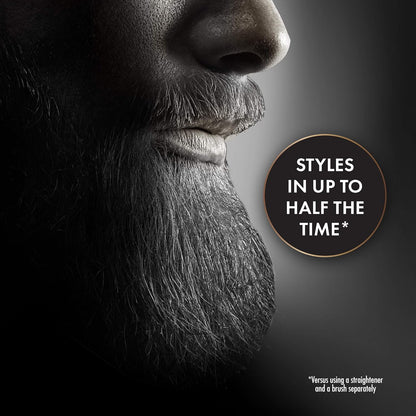 Hot Tools Men’s Beard Straightener Brush| For a Smooth Finish