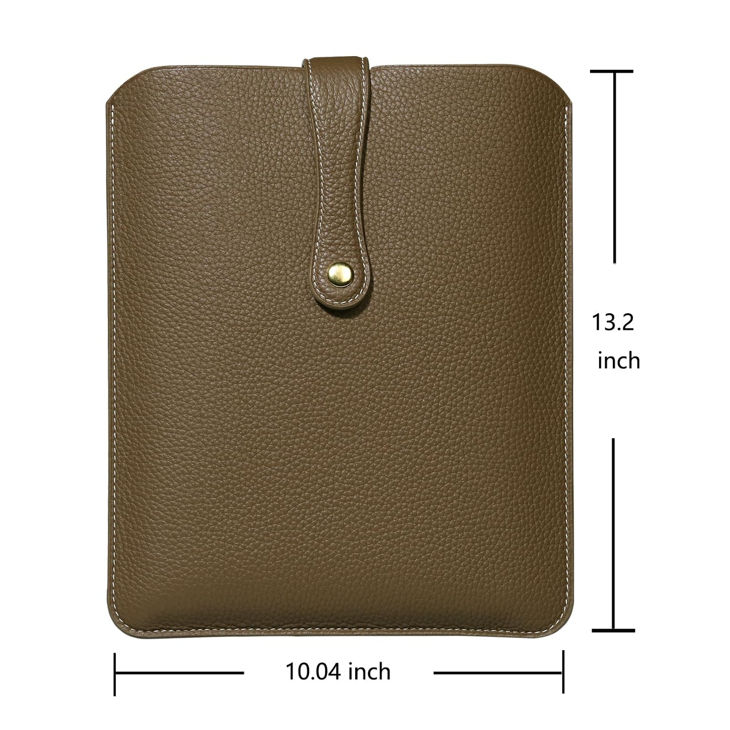 Rmawrad Genuine Leather Laptop Sleeve 13 Inch, Precisely Compatible with MacBook Pro M2 2022 M1 2020-2016 & Mac Air M3 2024 M2 2022 M1 2020,IPad Pro 12.9/Air13/,can be Placed with Magic Keyboard