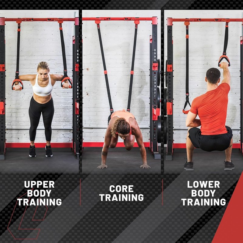 Lifeline Jungle Gym XT Suspension Trainer | Full-Body Workout System for Home Gym, Lightweight & Portable