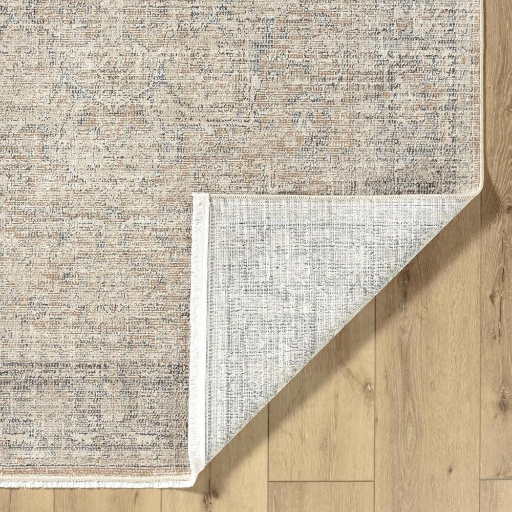 Livabliss x Galey Alix Maria Elena III Vintage Medallion Area Rug, 5'3" x 7' (5' x 7'), Brown