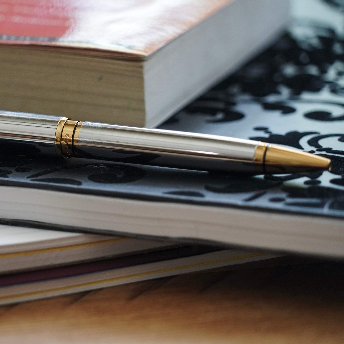 Cross Coventry Blue Lacquer Ballpoint Pen - Refillable Pen for Smooth Writing - Professional, Elegant Accessory - Black Ink - Long-Lasting Use - Desk Essential