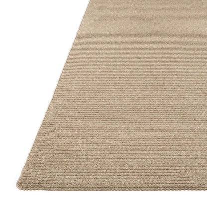 Luul Home Non Slip Beige Solid Rubber Back Thin Rug for Living Room 4x6 Area Rugs for Kitchen, Rugs for Bedroom, Stain Resistant Easy Cleaning Non Shedding Carpet Beige 4 x 6