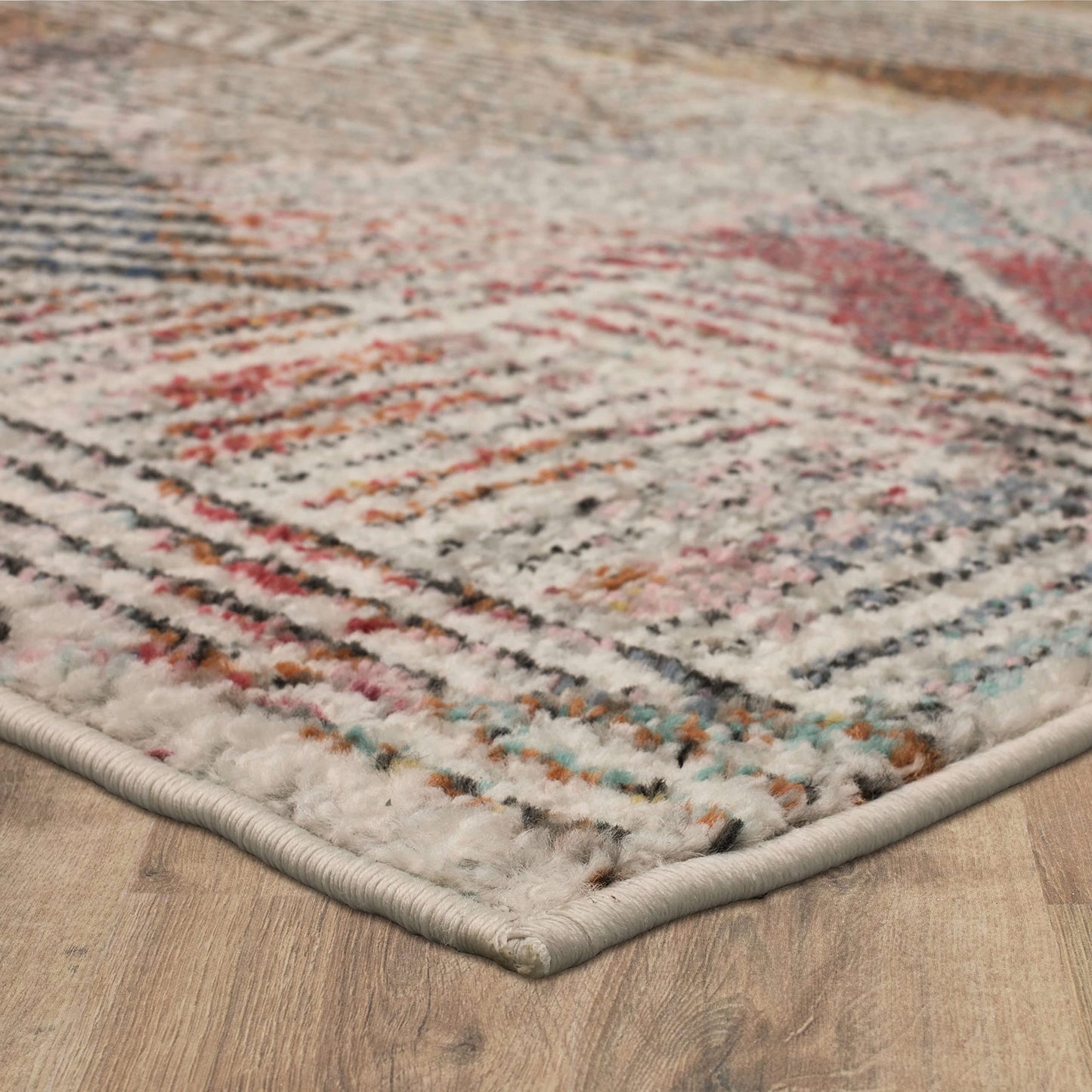 Mohawk Home Cantu Light Grey 7' 10" x 10' Modern Geometric Area Rug Perfect for Living Room, Dining Room, Office