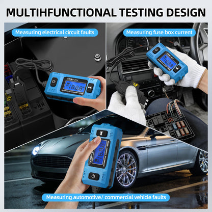 Joinfworld Car Fuse Tester Automotive Circuit Fault Probe Tester 20A 48V with Led Display & Front Lighting Car Relay Fuse Checker for Current Circuit Testing(No Battery Included)