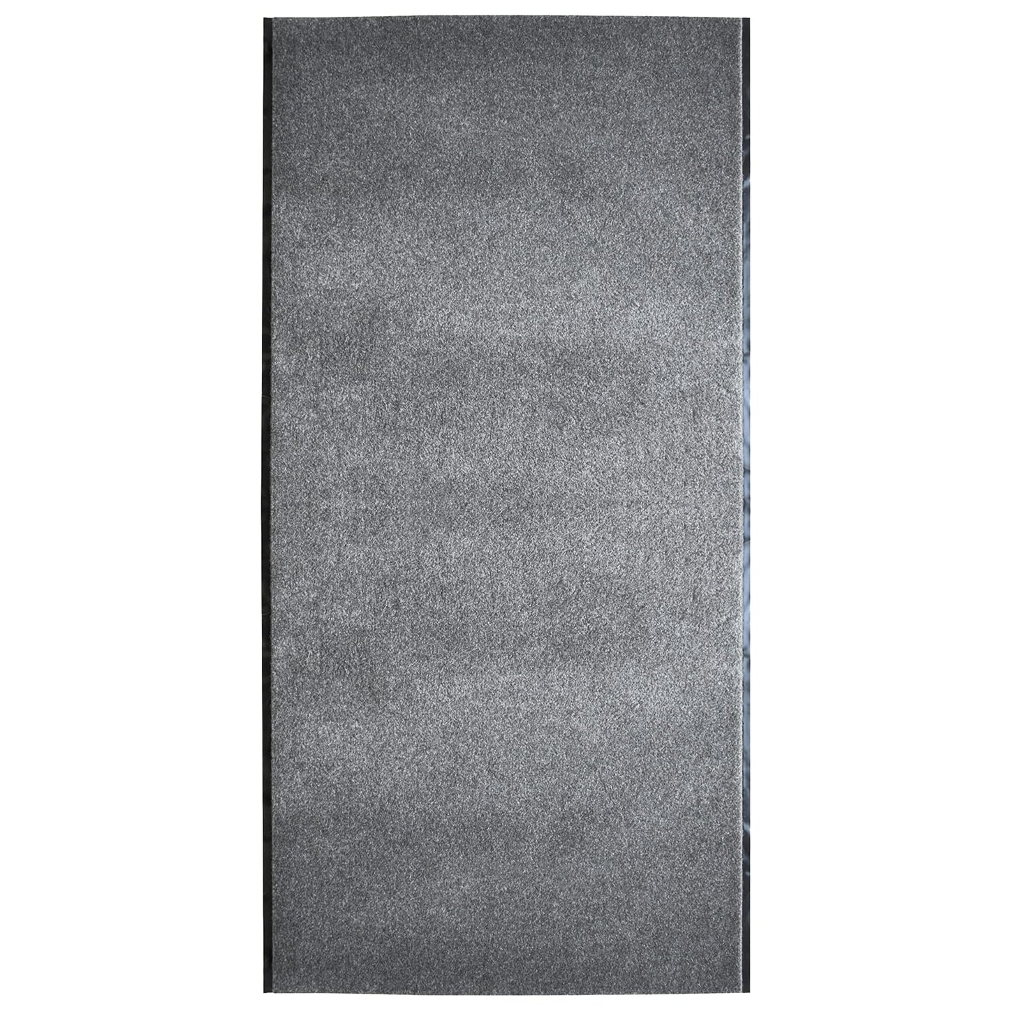 iCustomRug Heavy Duty Interior/Exterior Waterproof Utility Plush Pile Vinyl Back Runner,Mats,Area Rug, Non-Slip,70 Custom Sizes for Doorway,Balcony,Hallway,Commercial,Retail Space 3' X 10' Grey