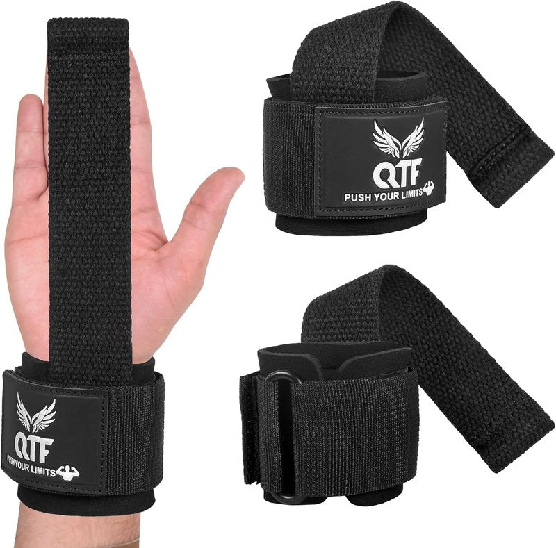 Leather Lifting Wraps - Wrist Straps for Weightlifting & Strength Training | Unisex Support