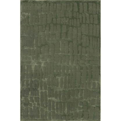 nuLOOM Belen Forest Green, 4' x 6', Abstract, Recycled Polyester, Soft and Smooth, High Traffic, Stain Resistant, Easy Clean, Durable Washable Area Rug for Bedroom, Living Room, Dining, Foyer