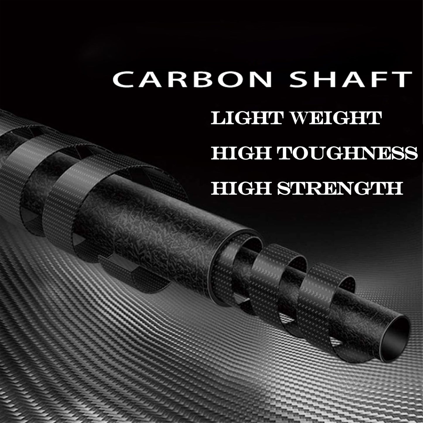 ZSHJGJR Archery Bow Stabilizer 6" 8" 10" 12" 15" for Compound Bow, Carbon Fiber Body Flexible Core, Damping System and Weights Kit (6 Inch)