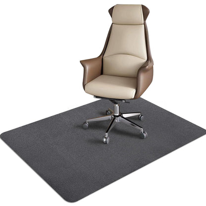 SHAREWIN Office Chair Mat for Hardwood Floor & Tiles, 55"*35" Desk Computer Floor Mats, Large Anti-Slip Hard Floor Protector for Rolling Chairs, Dark Gray