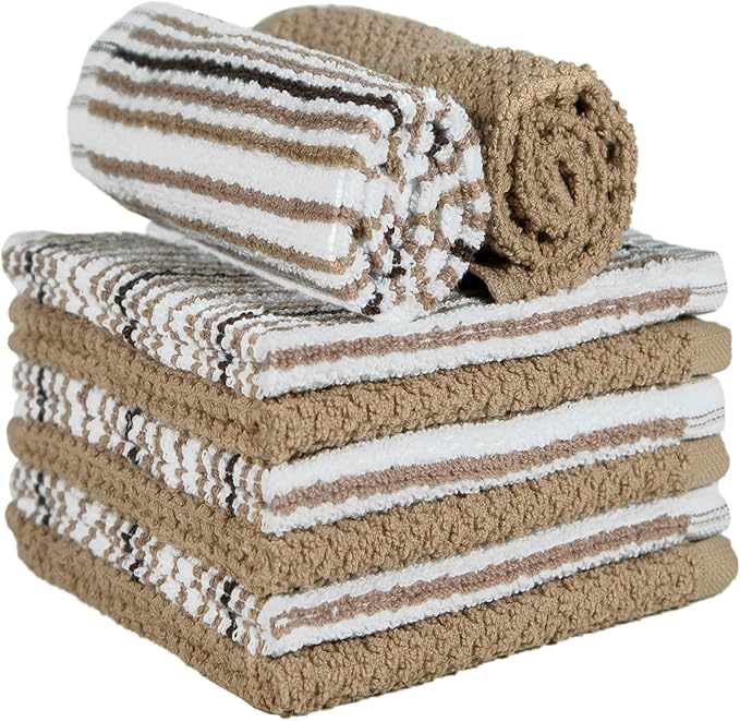 Bumble Premium Dish Cloths Towel 12"x12" | 100% Natural Ring Spun Cotton Tea