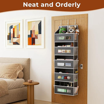 2 Packs 5-Tier Over the Door Organizer