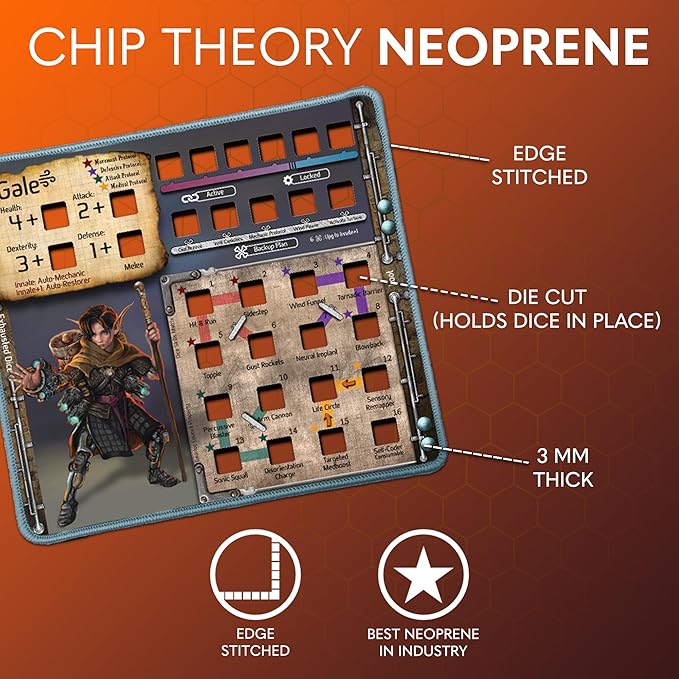 Chip Theory Games Too Many Bones: Carcass Dice-Builder Strategic Fantasy RPG Game for Ages 14 and Up 1-4 Players