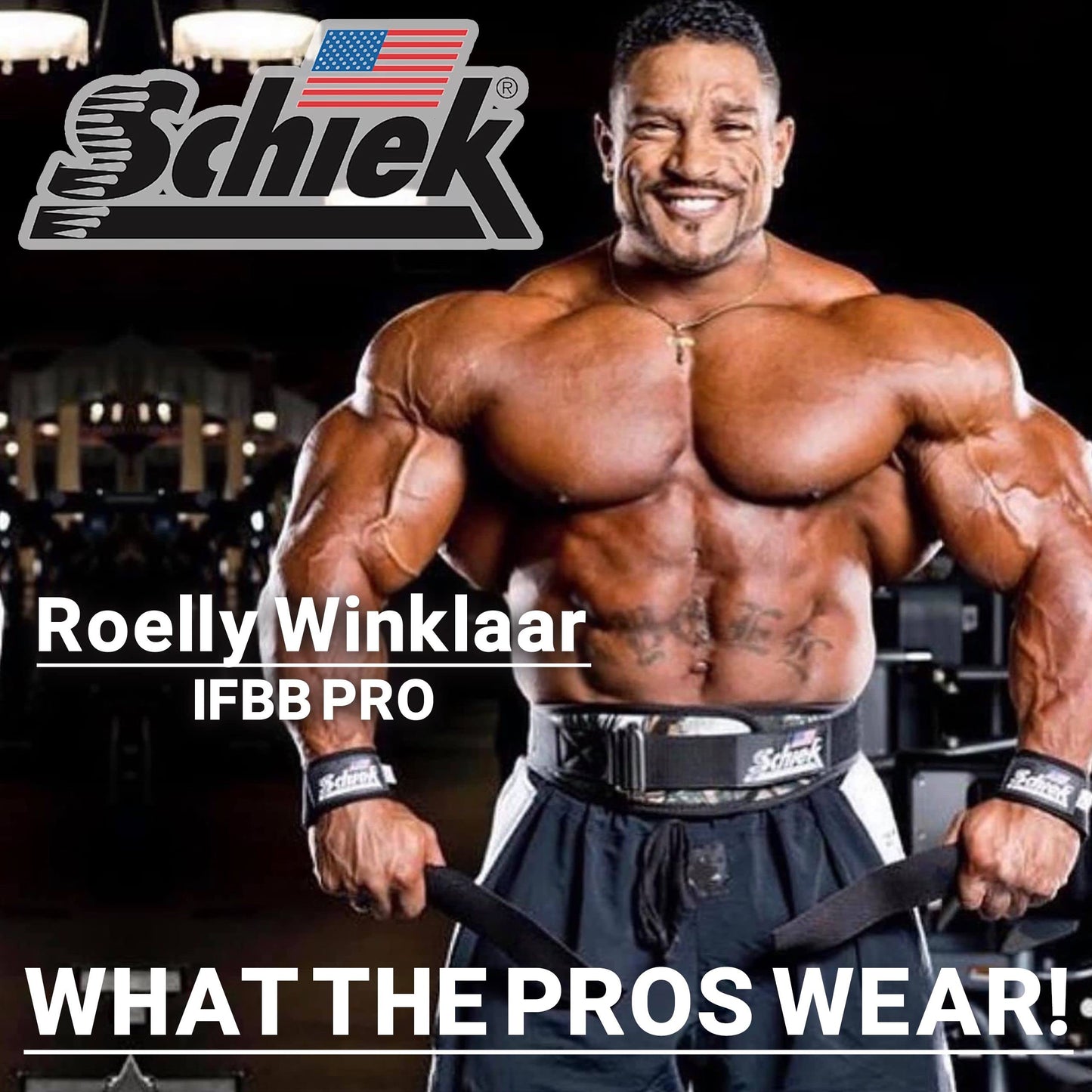 Schiek Sports, Inc. Basic Padded Lifting Straps in Black