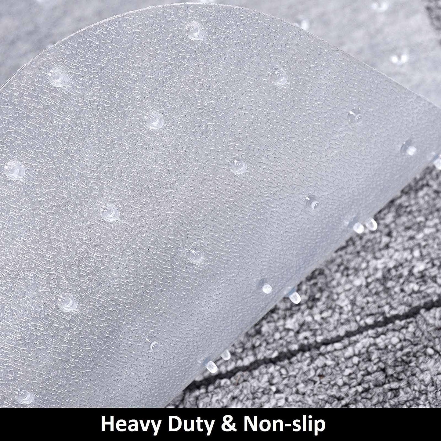 AiBOB Chair Mat for Low Pile Carpet Floors, Flat Without Curling, 36 X 48 in, Office Carpeted Floor Mats for Computer Chairs Desk