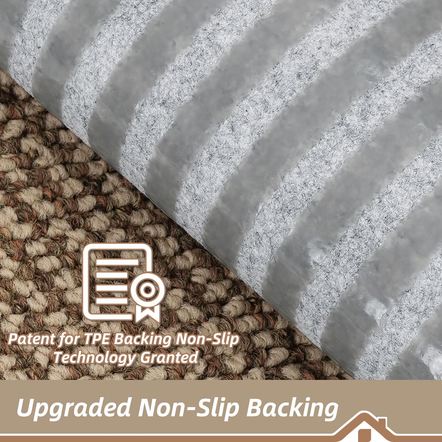 BEQHAUSE Stair Treads for Wooden Steps 28inX9in, Carpet Stair Treads Non Slip Indoor, Machine Washable Stair Runners for Kids Elders and Pets, Carpet for Stair Rugs Mat, TPE Backing, 15pcs, Taupe
