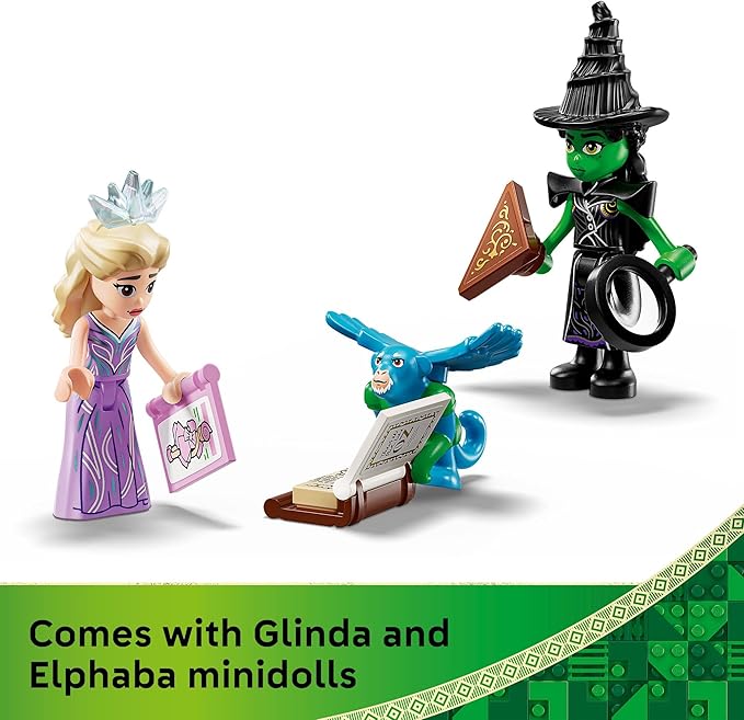LEGO Wicked Emerald City &amp Kiamo Ko Castle Building Toy - Elphaba &amp Glinda Toy Figures 2 Buildable Playsets &amp Flying Monkey Minifigure for Kids Ages 9+ - Wicked Merch Gift for Girls &am