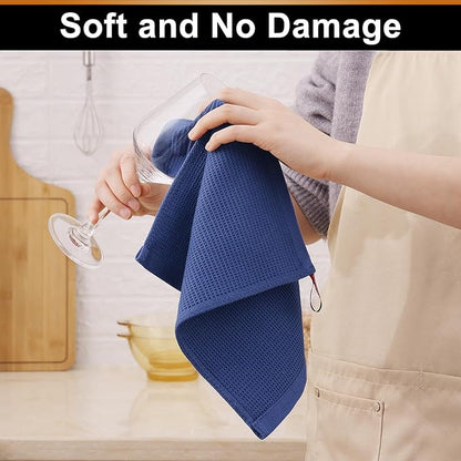 Homaxy 100% Cotton Waffle Weave Dish Cloths