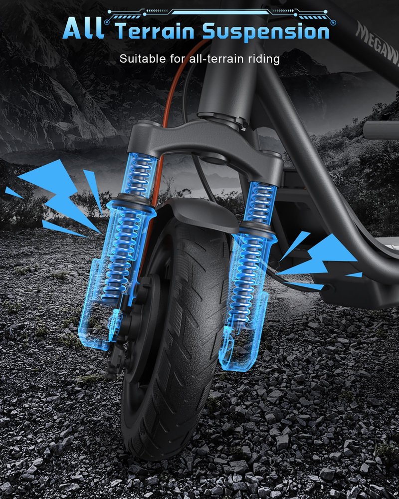 Electric Scooter, 300W Scooter with Suspension,15.5MPH,11miles Range,7500mah Battery,Comfortable Riding, Widened Deck