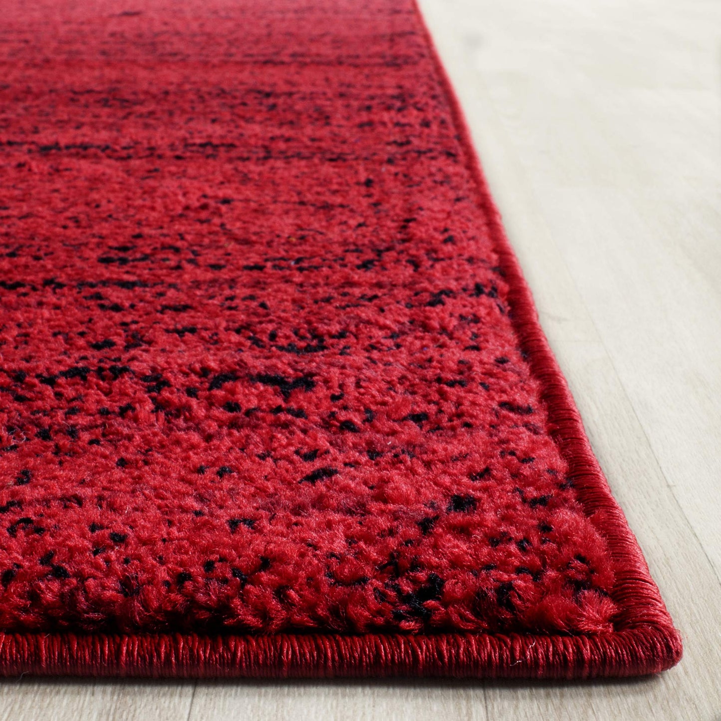 SAFAVIEH Adirondack Collection Accent Rug - 3' x 5', Red & Black, Modern Abstract Design, Non-Shedding & Easy Care, Ideal for High Traffic Areas in Entryway, Living Room, Bedroom (ADR117F)