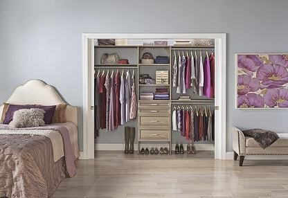 ClosetMaid SuiteSymphony Wood Closet Organizer Starter Kit