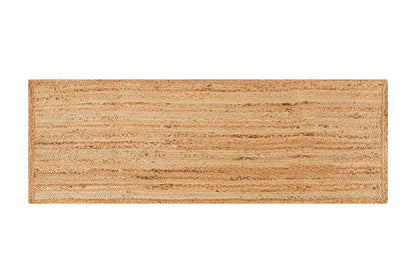 Hausattire Hand Woven Jute Braided Rug, 2'x6' – Natural, Reversible Boho Entry Area Rugs for Kitchen, Living Room I Farmhouse Indoor Outdoor Decorative Floor Rug, 24x72 Inches