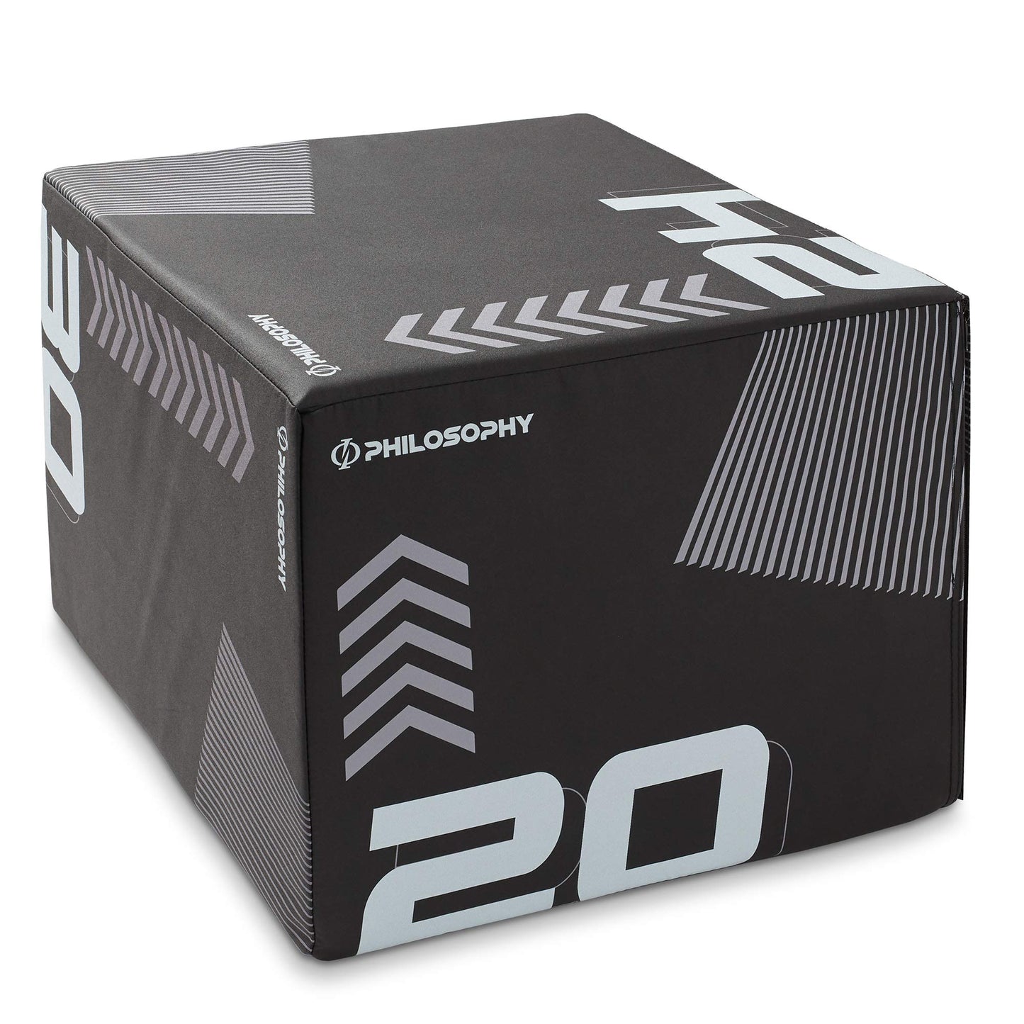 Philosophy Gym 3-in-1 Foam Plyo Box - 20" x 24" x 30", Soft Plyometric Jump Box for Home Gym, HIIT, Jumps, Step-Ups, Agility and Strength Training