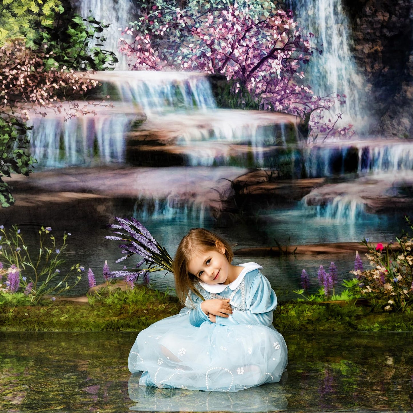 Kate 5x6ft Clear PVC Photography Floor Mat, Transparent Waterproof Floor Protector for Photography Backdrops, Cake Smash, Newborn Photography, Studio Floor Cover, Reusable Vinyl Mat