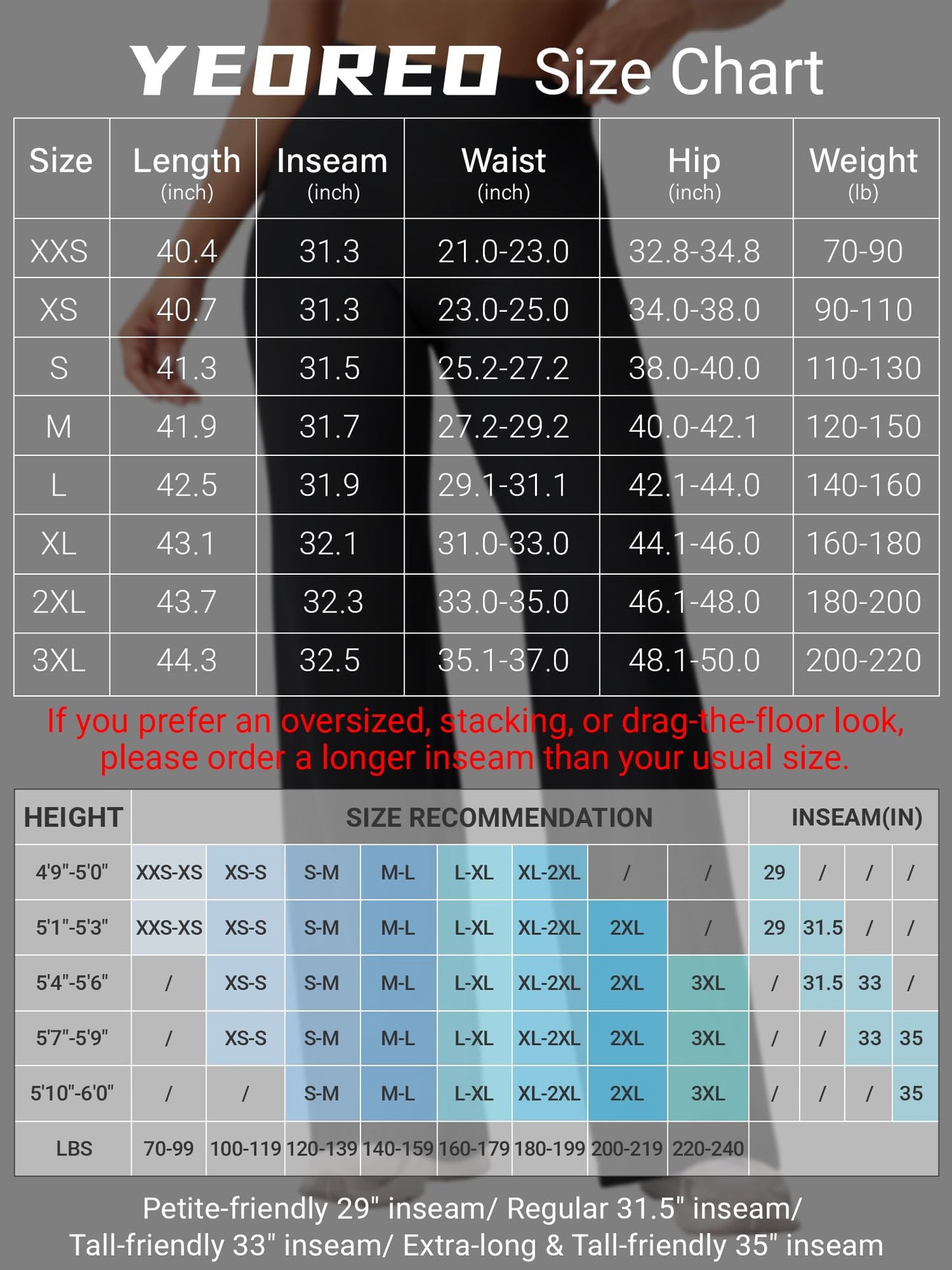 YEOREO Workout Leggings Womens No Front Seam Straight Leggings 31.5" High Waist Buttery Eddiy Gym Yoga Pants Deep Cobalt M