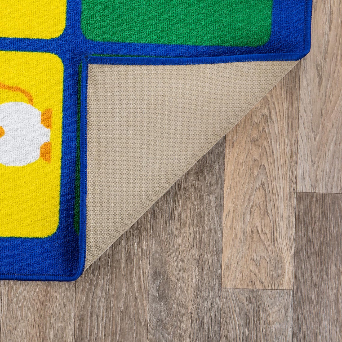 Rugshop Kids Alphabet Educational Learning High Traffic Living Room,Bedroom,Kitchen, Home Office Non Slip Area Rug 3' x 5' Multi