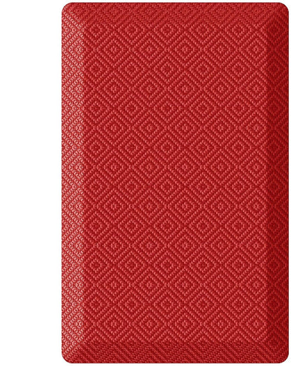 Ophanie Kitchen Mats for Floor, 3/4 Inch Thick Kitchen Rugs, 20''x32'' Anti Fatigue Standing Cushioned Mat, Waterproof,Comfort Ergonomic Mat for Office, Home, Sink, Red Non-Slip Bottom