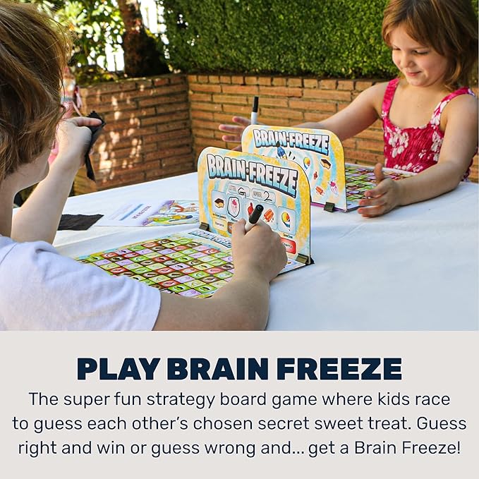 Brain Freeze™ Board Game – Fun Memory Game for Kids &amp Families Educational Toys &amp Learning Game Logic &amp Deduction Challenge Ages 5+