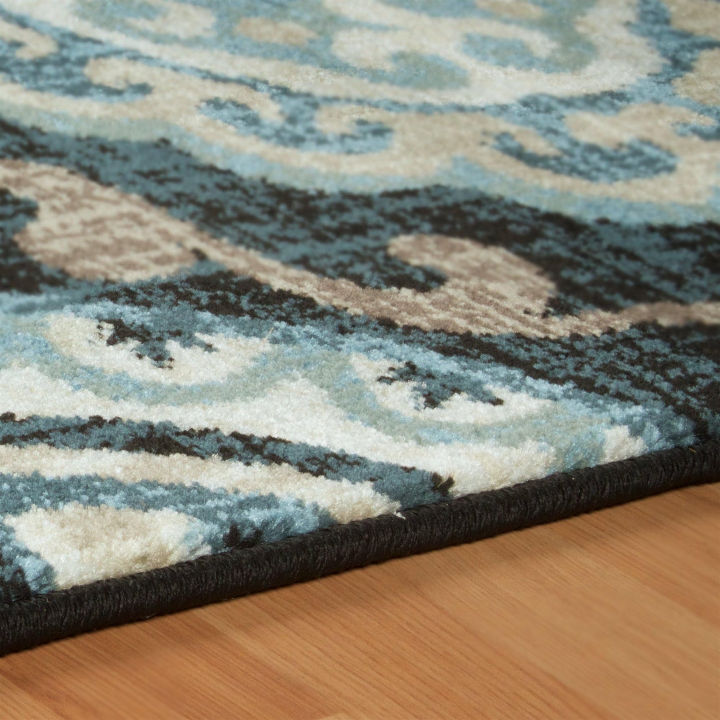 Superior Indoor Area Rug, Plush Soft Rugs for Living Room, Bedroom, Office, Dining, Kitchen Floors, Modern Aesthetic, Geometric Diamond Lattice Floor Decor, Abner Collection, 5' x 8', Grey