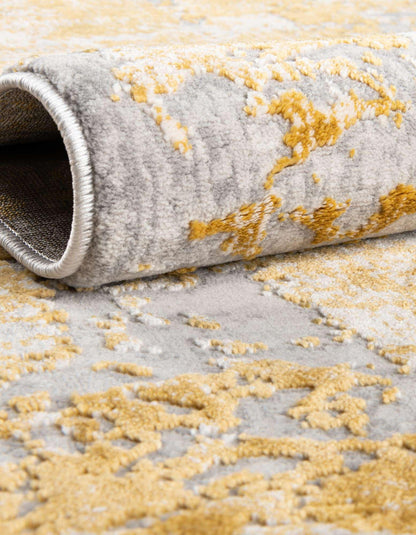 Unique Loom Finsbury Collection Area Rug - Elizabeth (2' x 3' 1" Rectangle, Yellow/ Ivory)