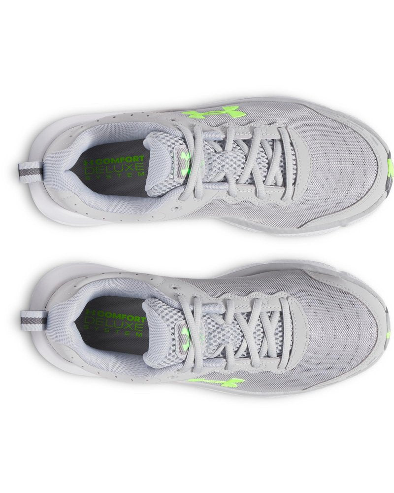 Under Armour Men's Charged Assert 10, (011) Mod Gray/Mod Gray/Hyper Green, 6, US