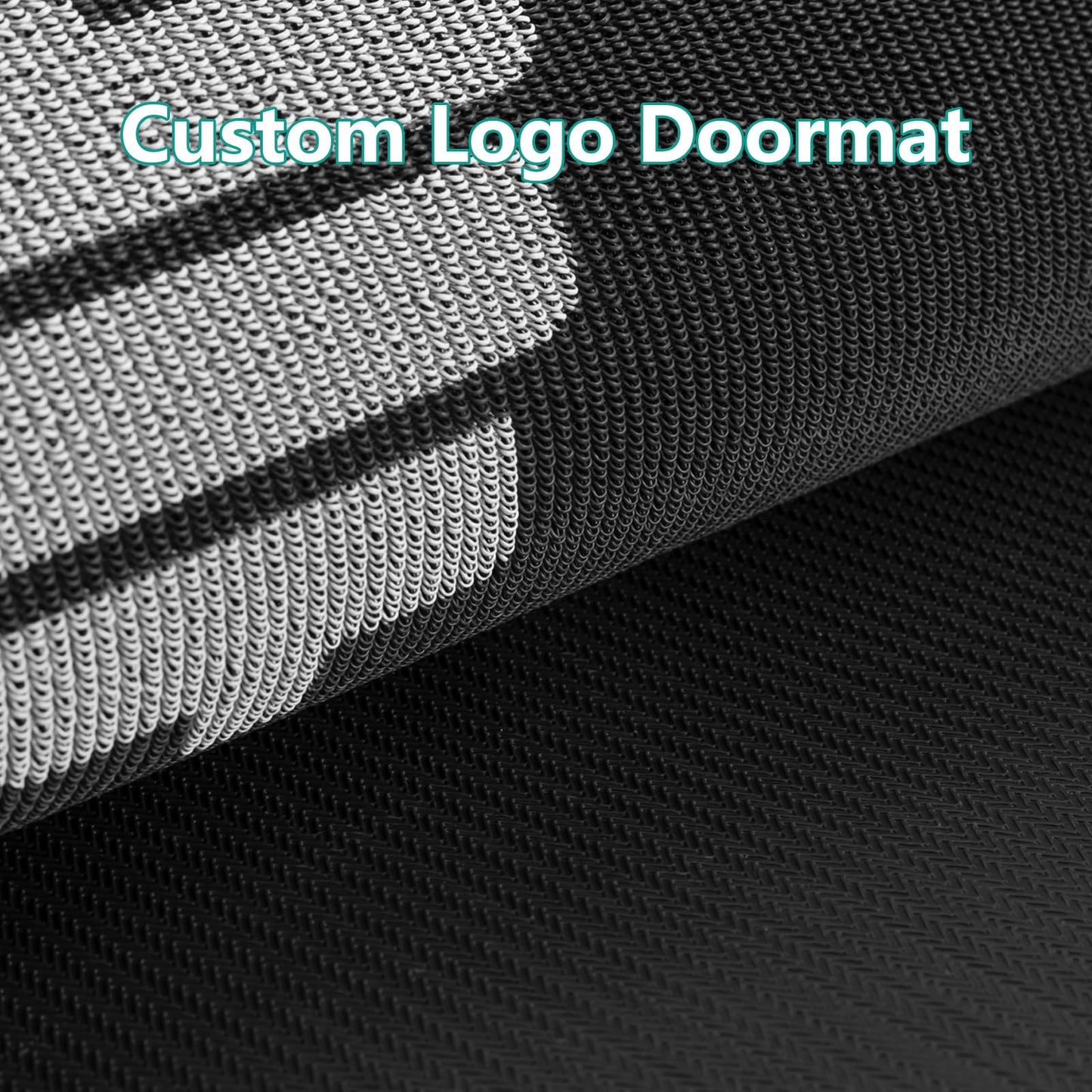 XDFKUUL Custom Welcome Mat with Any Logo Text Commercial Floor Mat Welcome Doormat, Non-Slip Rugs for Business Indoor Outdoor
