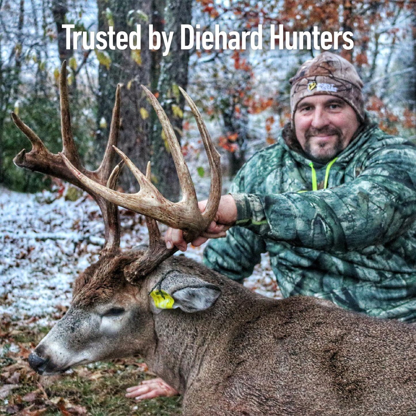 Outdoor Hunting Lab Buck Challenge Deer Urine | 4 oz. | 2 Bottles | Buck Attractant for Whitetail Deer | Drag N’ Drip Included | Deer Scents & Attractants