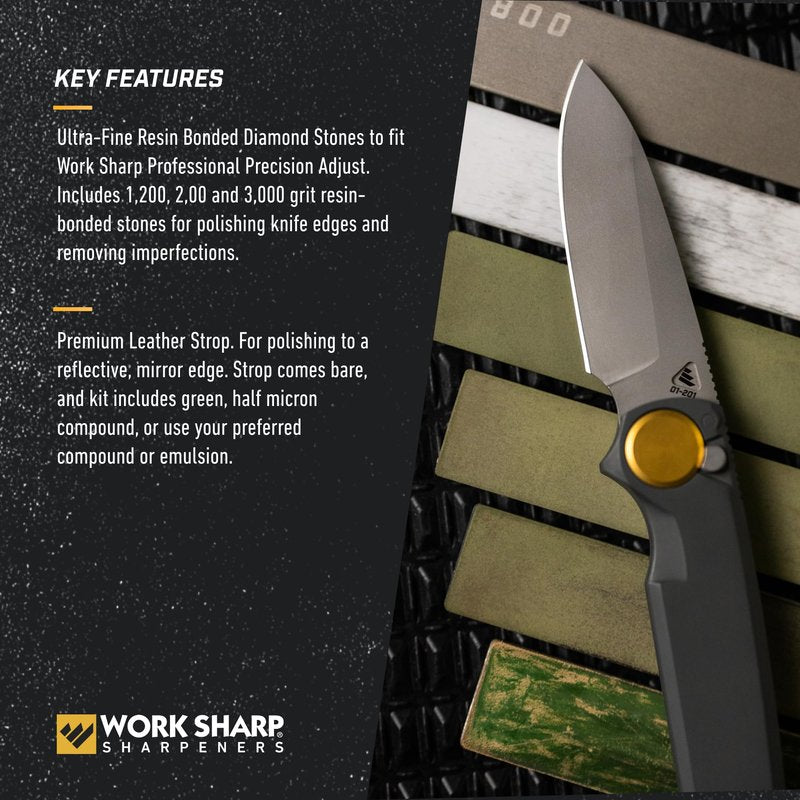 Work Sharp Professional Precision Adjust Upgrade Kit - Replacement Plates, 4 Plates