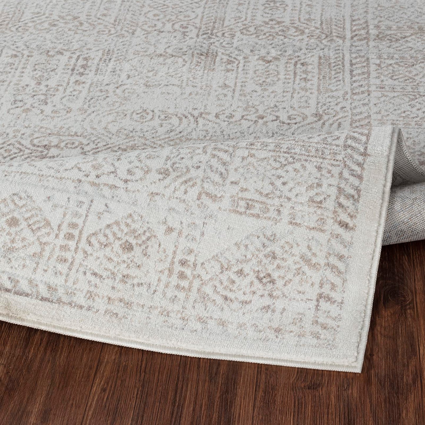 Livabliss x Galey Alix Myrtle Avenue VI Vintage Moroccan Area Rug, 6'7" x 9' (7' x 9'), Olive