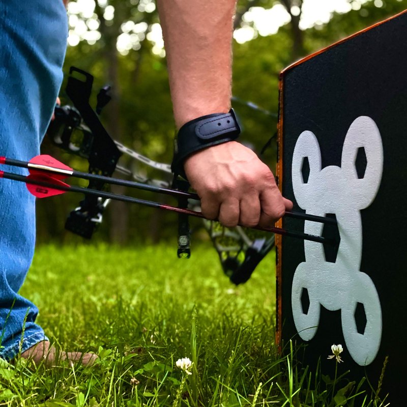 Morrell Targets Yellow Jacket 380 FPS Dual Threat Weatherproof Compound Crossbow Cube Any Tip Foam Archery Target with Carry Handle, 3 Pack, Yellow