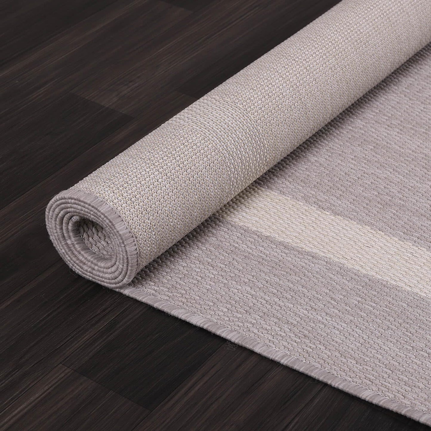 Luul Home Bordered Outdoor Rug 9x12 Washable Outside Carpet for Indoor Patio Porch Waterproof Easy Cleaning Non Shedding Area Rugs Gray 9 x 12