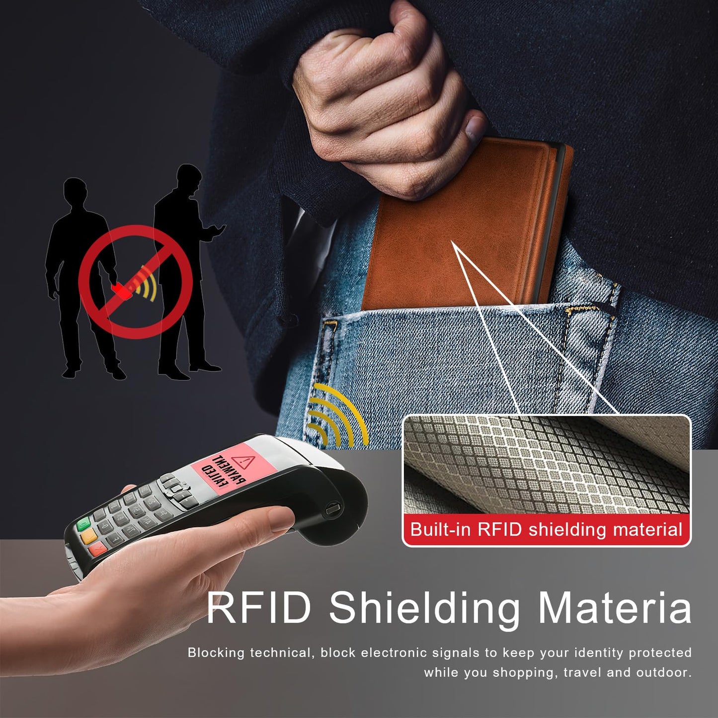 DJDUCK Designed for Samsung Galaxy S24 Ultra Case Wallet with Card Holder, [Magnetic Clasp Cover] [RFID Blocking Leather Protection] Shockproof Women Men Cases for Samsung S24 Ultra Light Brown