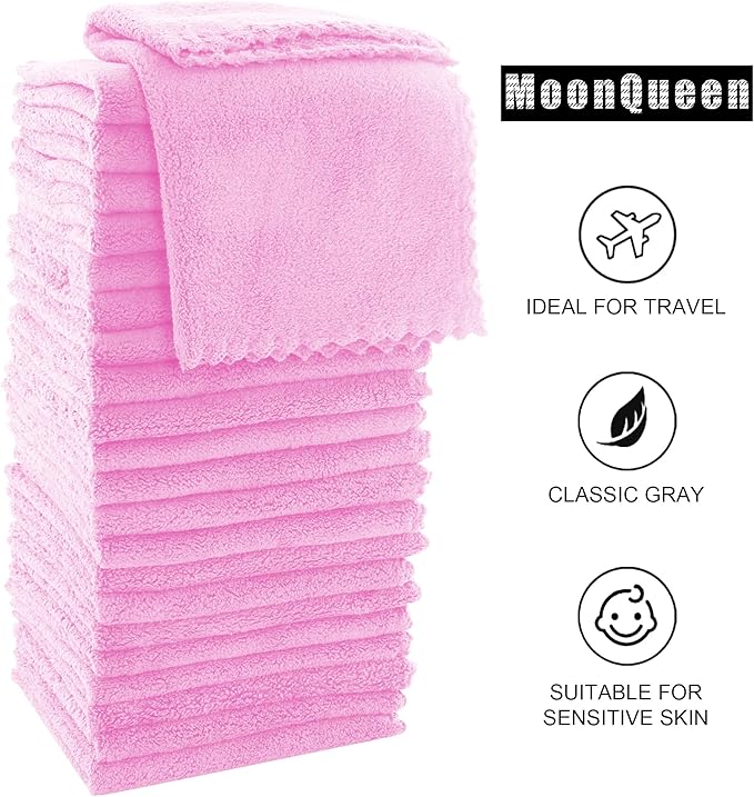 MOONQUEEN Ultra Soft Premium Washcloths Set