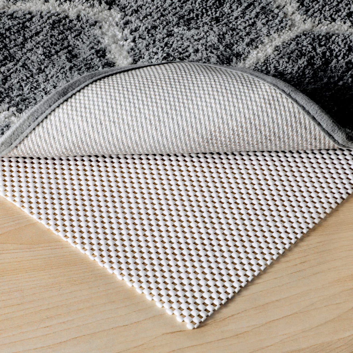 FestiCorp Non Slip Rug Pads 2x3 Ft Non Skid Rug Pad Gripper, Anti-Slip Carpet Rug Mats for Under Rugs and Hard Surface Floors