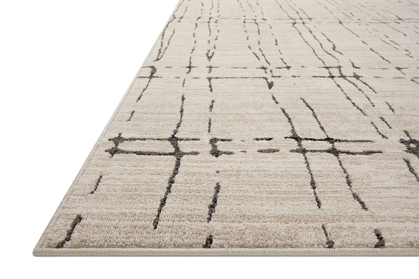 Loloi Darby Collection DAR-06 Sand/Dk. Grey 7'-10" x 10' Area Rug