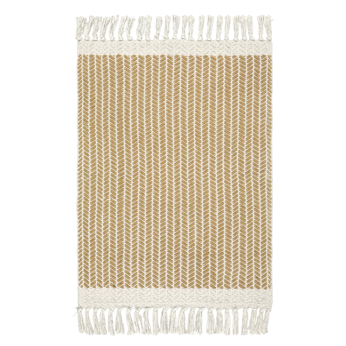 Lahome Belle Boho Rugs for Bedroom, 3x5 Bathroom Rug Lightweight Farmhouse Woven Area Rug with Tassels, Throw Rugs Washable Kitchen Rug Non Shedding Indoor Door Mats for Entryway Living Room, Khaki
