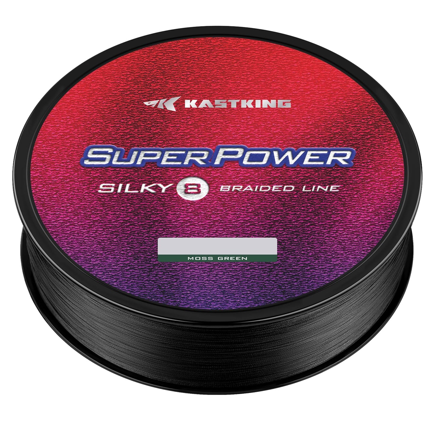 KastKing Superpower Silky8 Braided Fishing Line, Black, 8 Strands, 65LB, 500 Yds